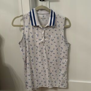 G/Fore floral golf shirt